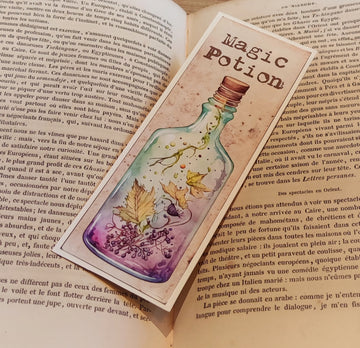 Marque page - Potion violette