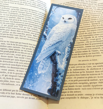 Marque page - Chouette des neiges