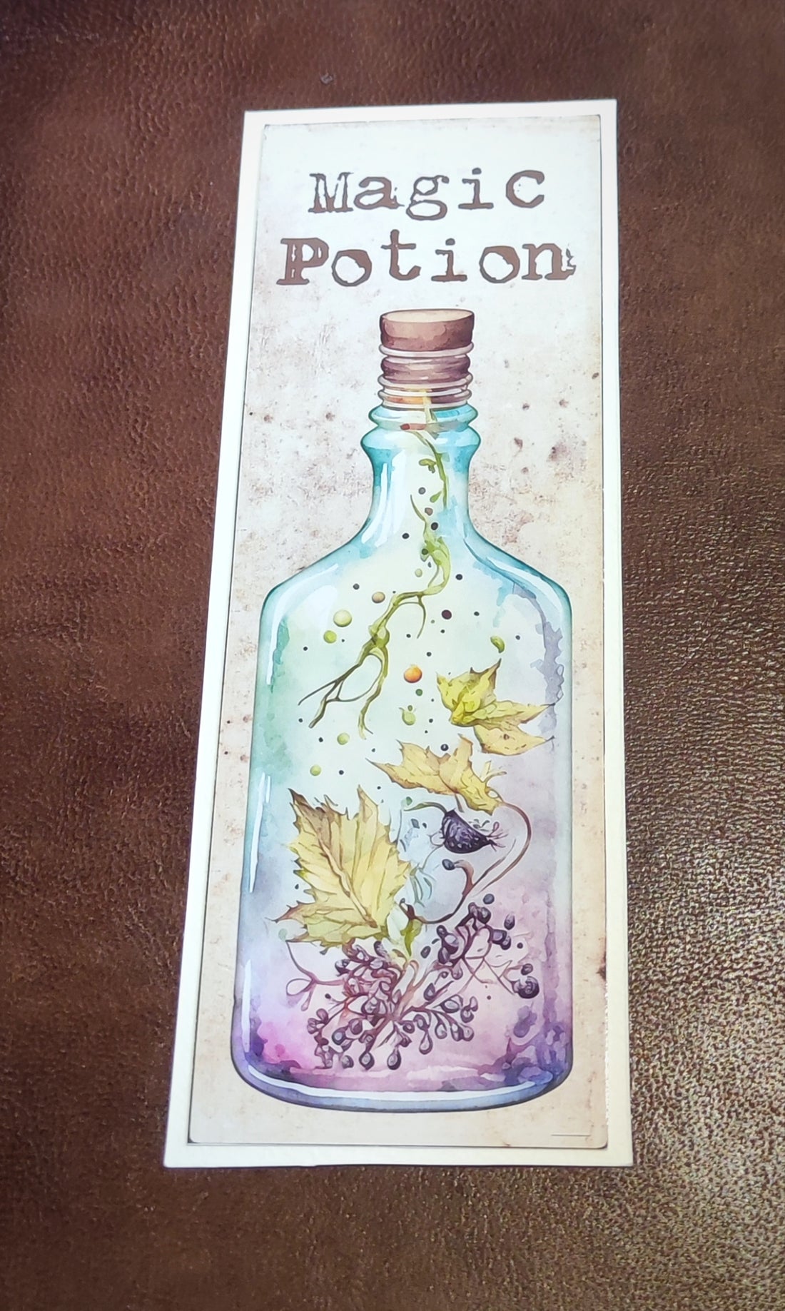 Marque page - Potion violette - La Muchette