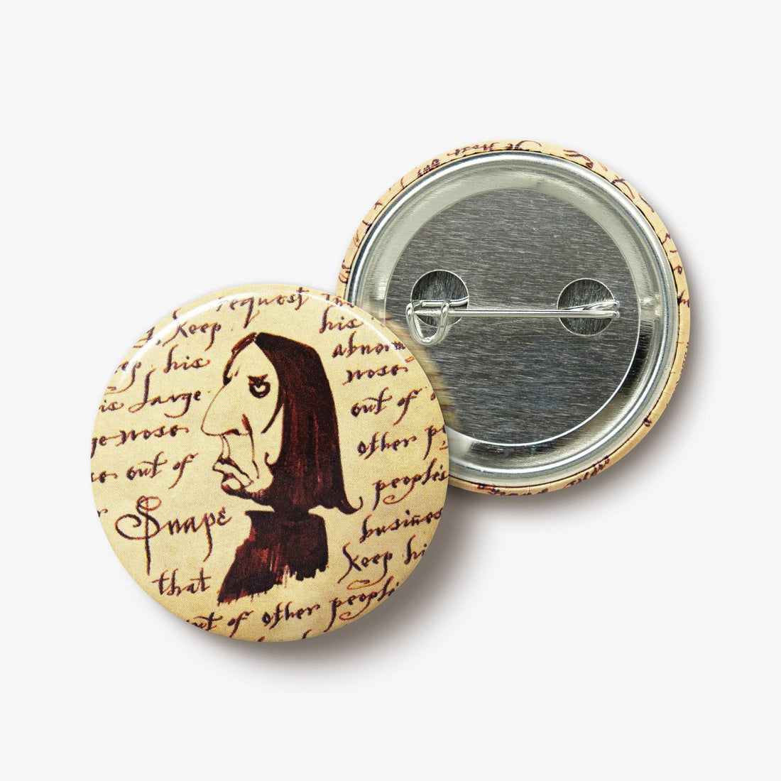 Badge Carte du Maraudeur Harry Potter - Severus Rogue - La Muchette