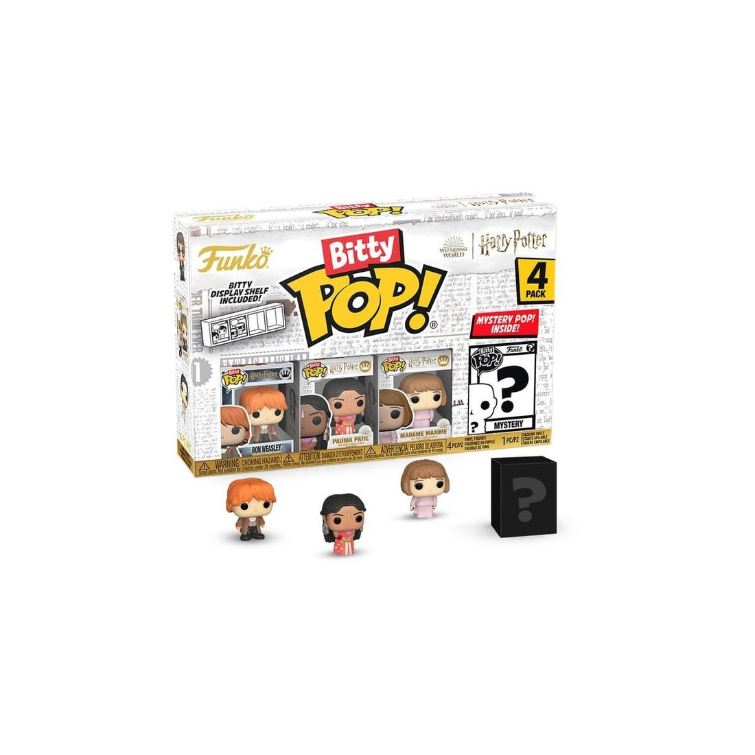 Harry Potter et la Coupe de feu pack 4 figurines Bitty POP! Vinyl Ron 2,5 cm - La Muchette