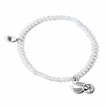 Bracelet Charm à perles blanches Vif d'Or - Argent 925 - La Muchette