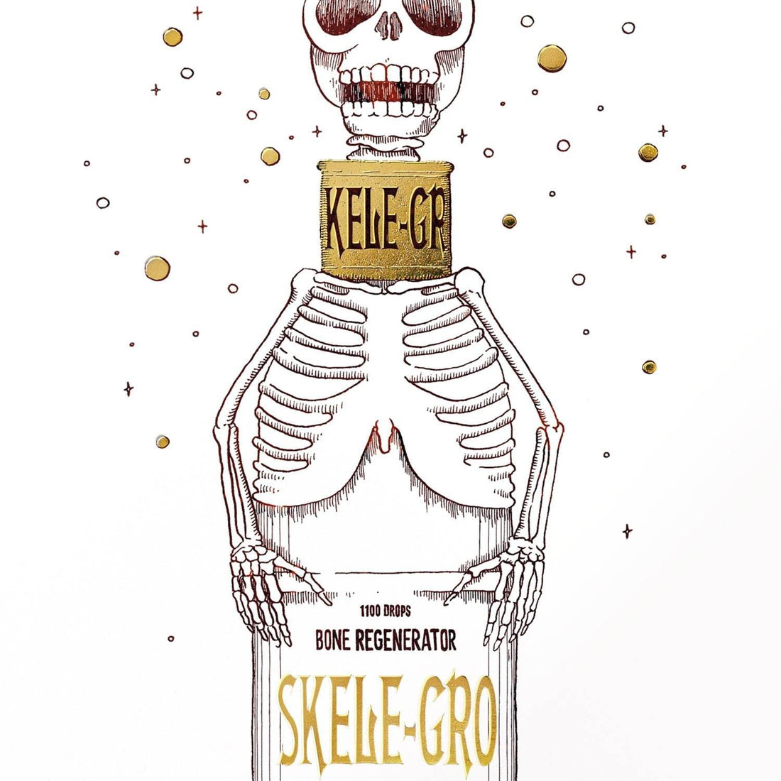 Carte postale Harry Potter par MinaLima - Skele Gro - La Muchette