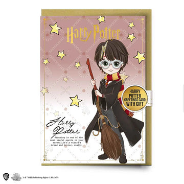 Carte de voeux Harry avec Pin's