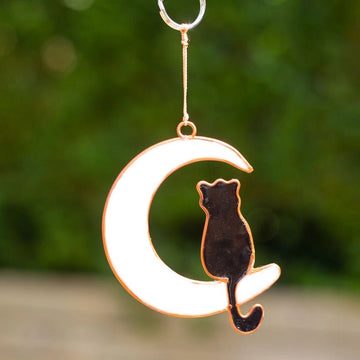 Suspension Chat et Lune - La Muchette