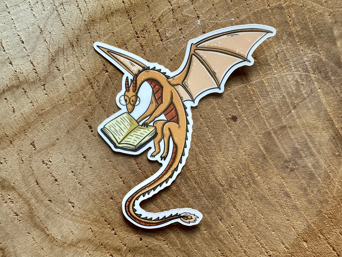 Sticker- Dragon lecteur