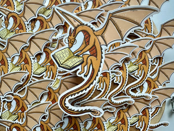 Sticker- Dragon lecteur