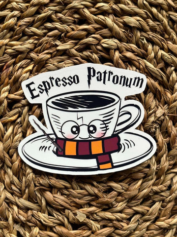 Sticker Espresso Patronum - La Muchette