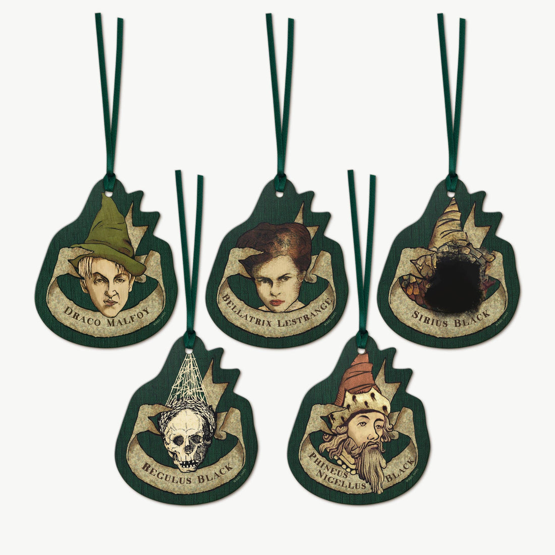 Etiquettes cadeaux - Tapisserie Famille Black - La Muchette