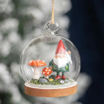 Boule en verre - Gnome - La Muchette