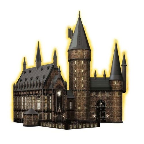 Puzzle 3D Château de Poudlard : Grande Salle - Night Edition (643 pièces) - La Muchette