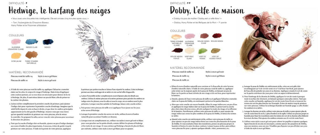 La magie de l'aquarelle - Faune et Flore - La Muchette