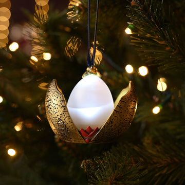 Décoration de Noël LED - Oeuf d'or