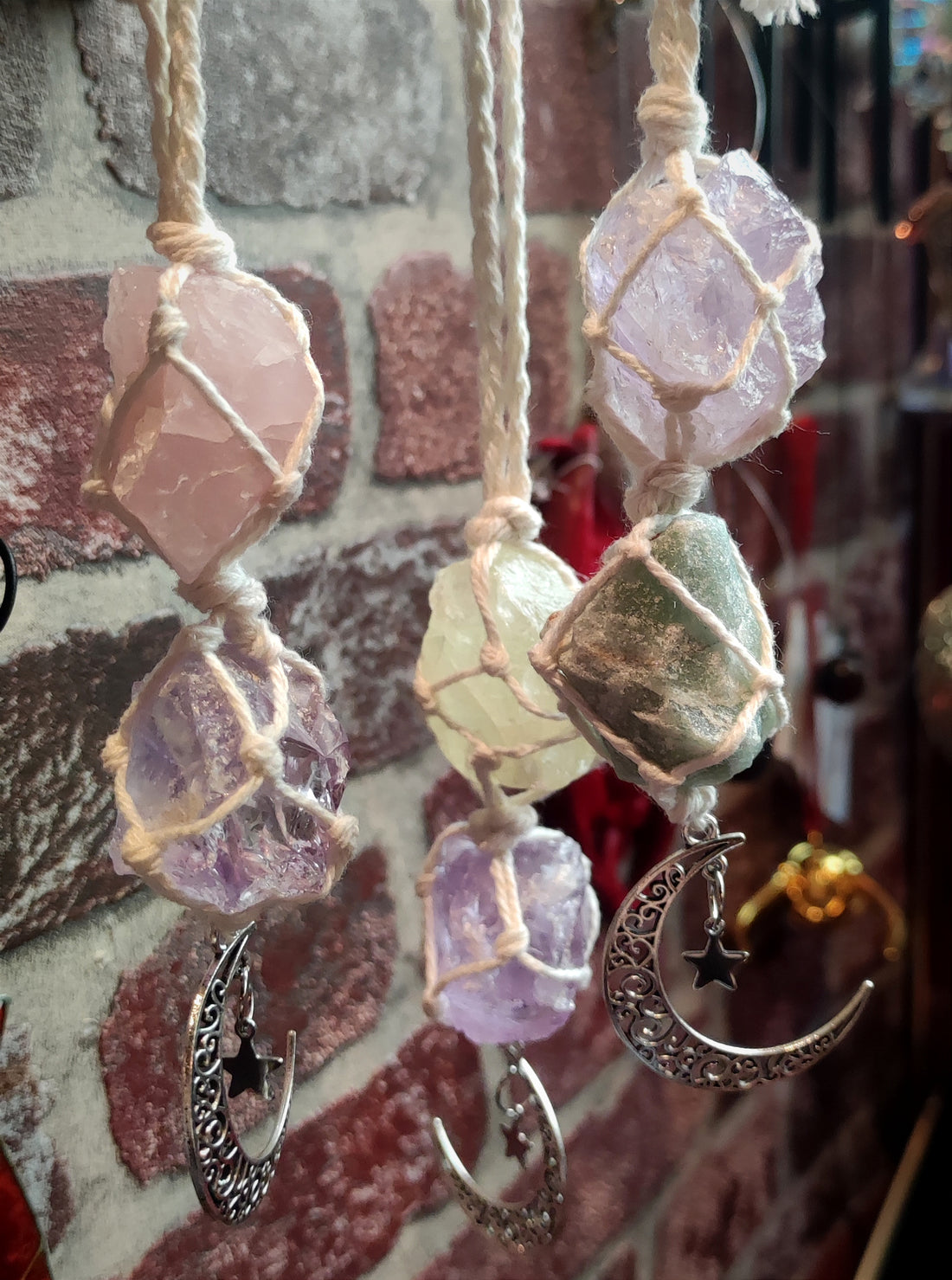 Suspensions de pierres naturelles - La Muchette