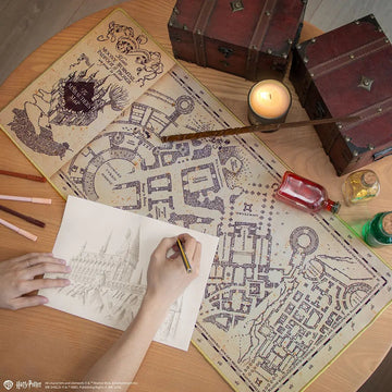 Tapis de bureau carte du Maraudeur - La Muchette