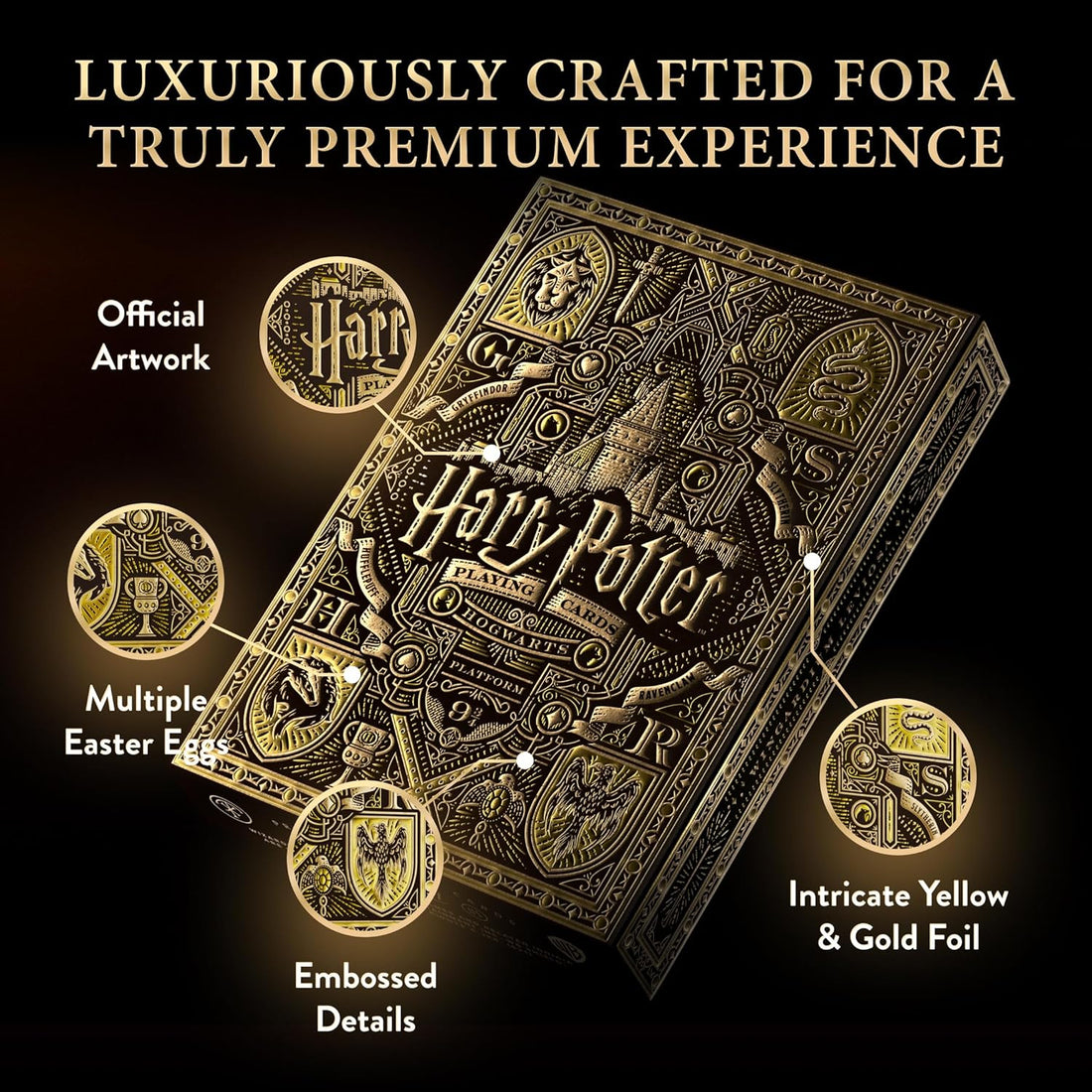 Jeu de cartes Harry Potter - Version jaune - La Muchette