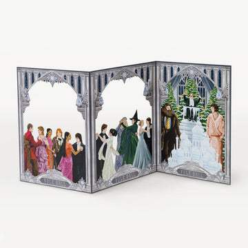 Carte 3D de Noël - Valse des champions au Yule Ball - La Muchette