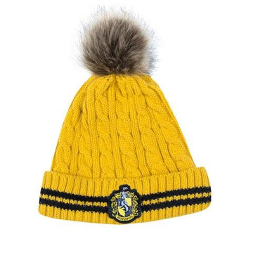 Bonnet à pompom - Poufsouffle - La Muchette