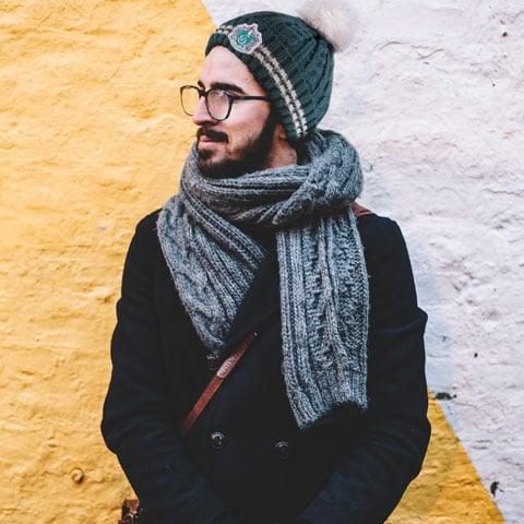 Bonnet à pompon - Serpentard - La Muchette