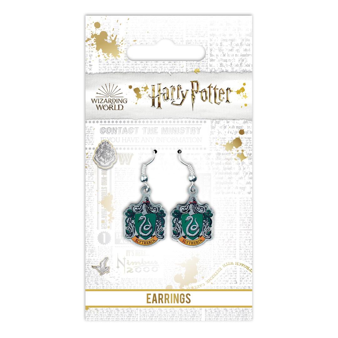 Boucles d’oreilles Armoirie de Serpentard - La Muchette