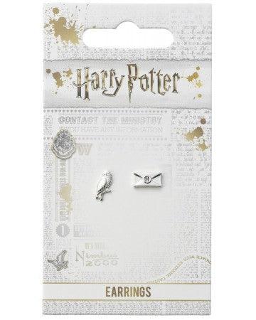 Boucles d'oreilles - Hedwidge et lettre - La Muchette