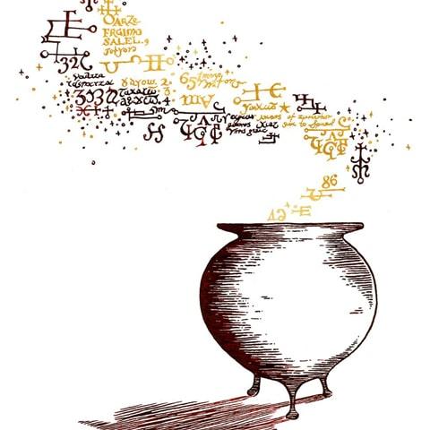 Carte 2 volets illustration Advanced Potion - Making - La Muchette