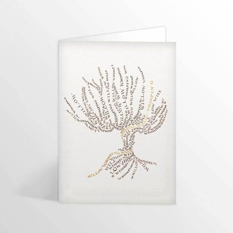 Carte 2 volets Saule Cogneur - La Muchette