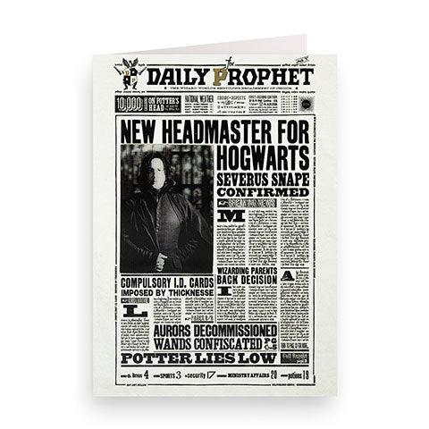 Carte de voeux lenticulaire - New Headmaster for Poudlard - La Muchette