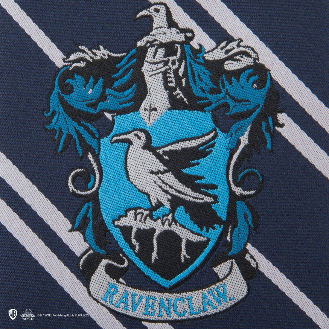 Cravate Serdaigle - Logo tissé - Harry Potter - La Muchette