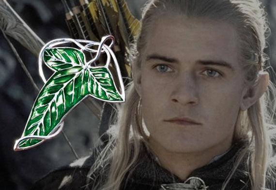 Feuille de la Lorien - Broche - Réplique - La Muchette