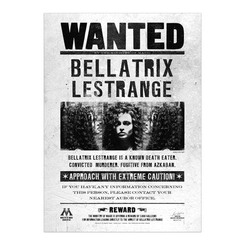 Poster - Wanted Bellatrix Lestrange - La Muchette