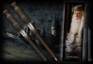 Stylo baguette & Marque-page Dumbledore - La Muchette