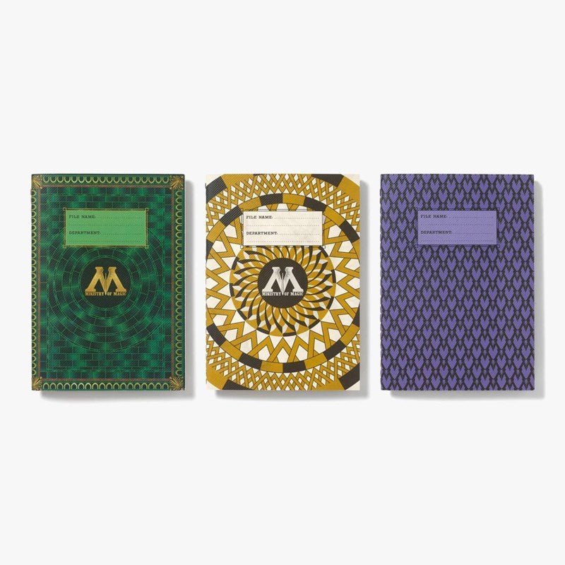 Set 3 carnets Ministère de la Magie - La Muchette