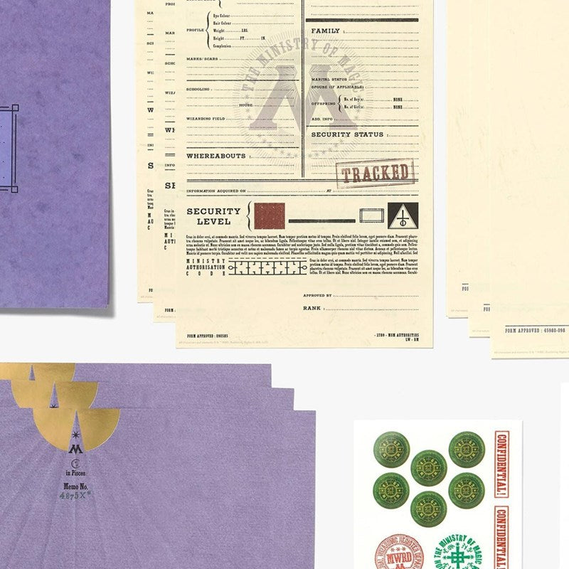 Set de papeterie Ministère de la Magie