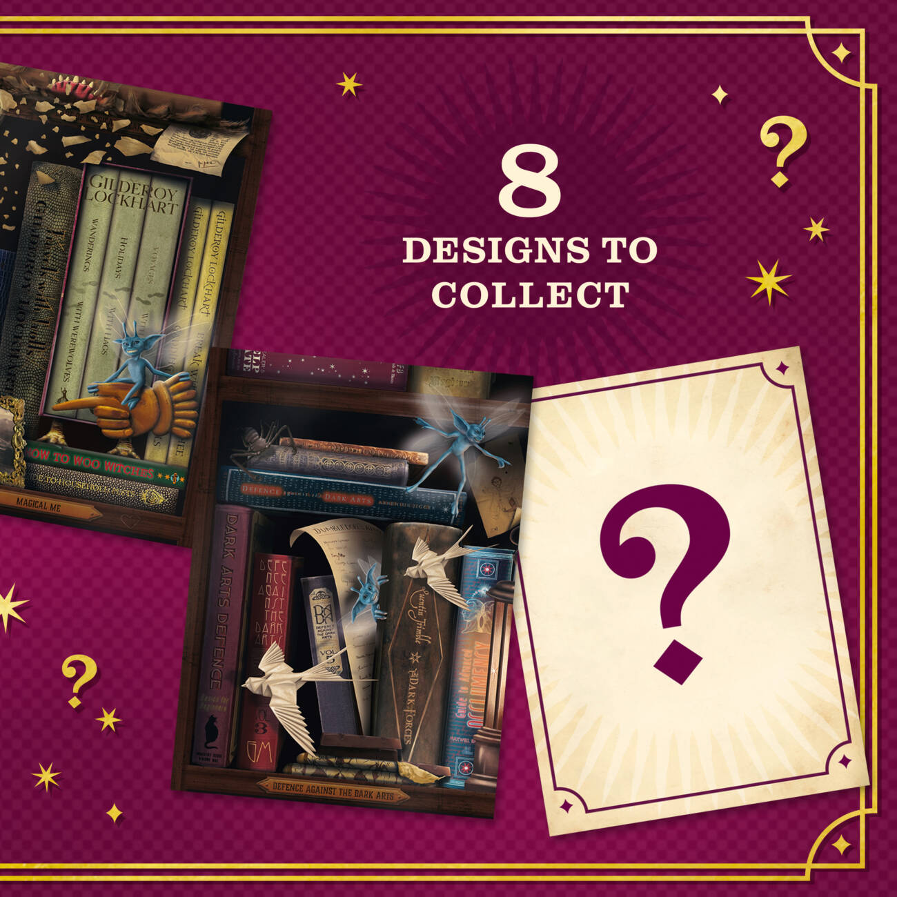 Carte postale mystère - Série 03 - Bibliothèque des Sorciers