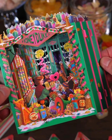 Carte 3D Honeydukes - Harry Potter par MinaLima