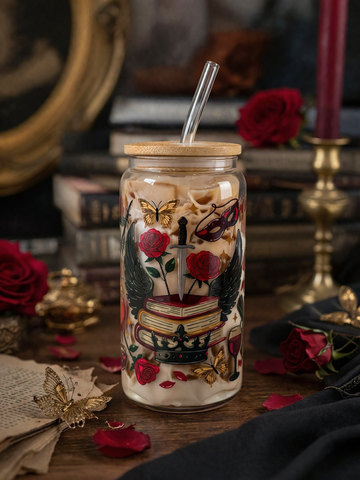 Bouteille avec paille - Dark Romance