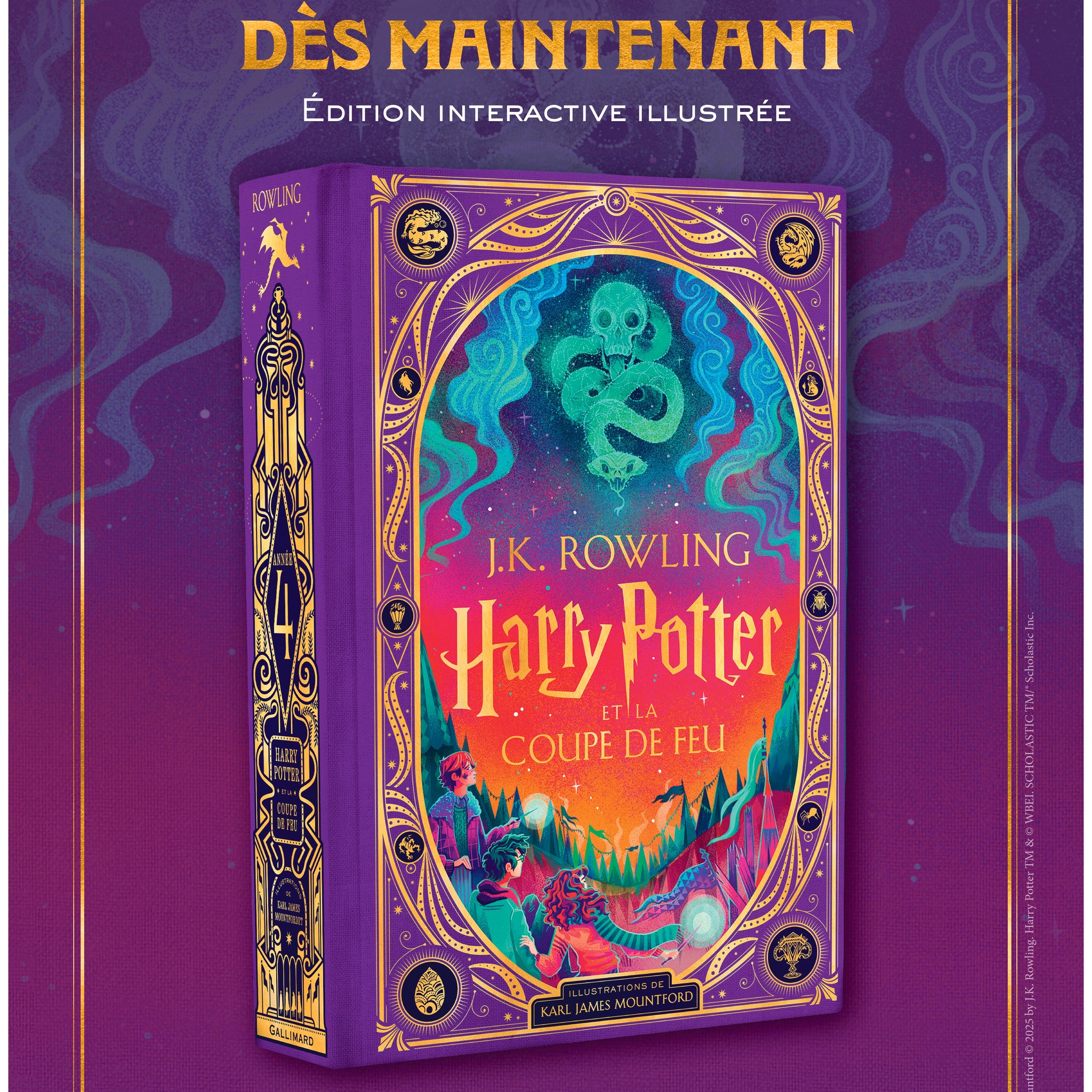 Harry Potter et la Coupe de Feu : l'édition illustrée interactive