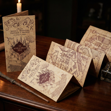 Carte du Maraudeur - Harry Potter - Réplique Grand Format (1m83) - Papier Parchemin