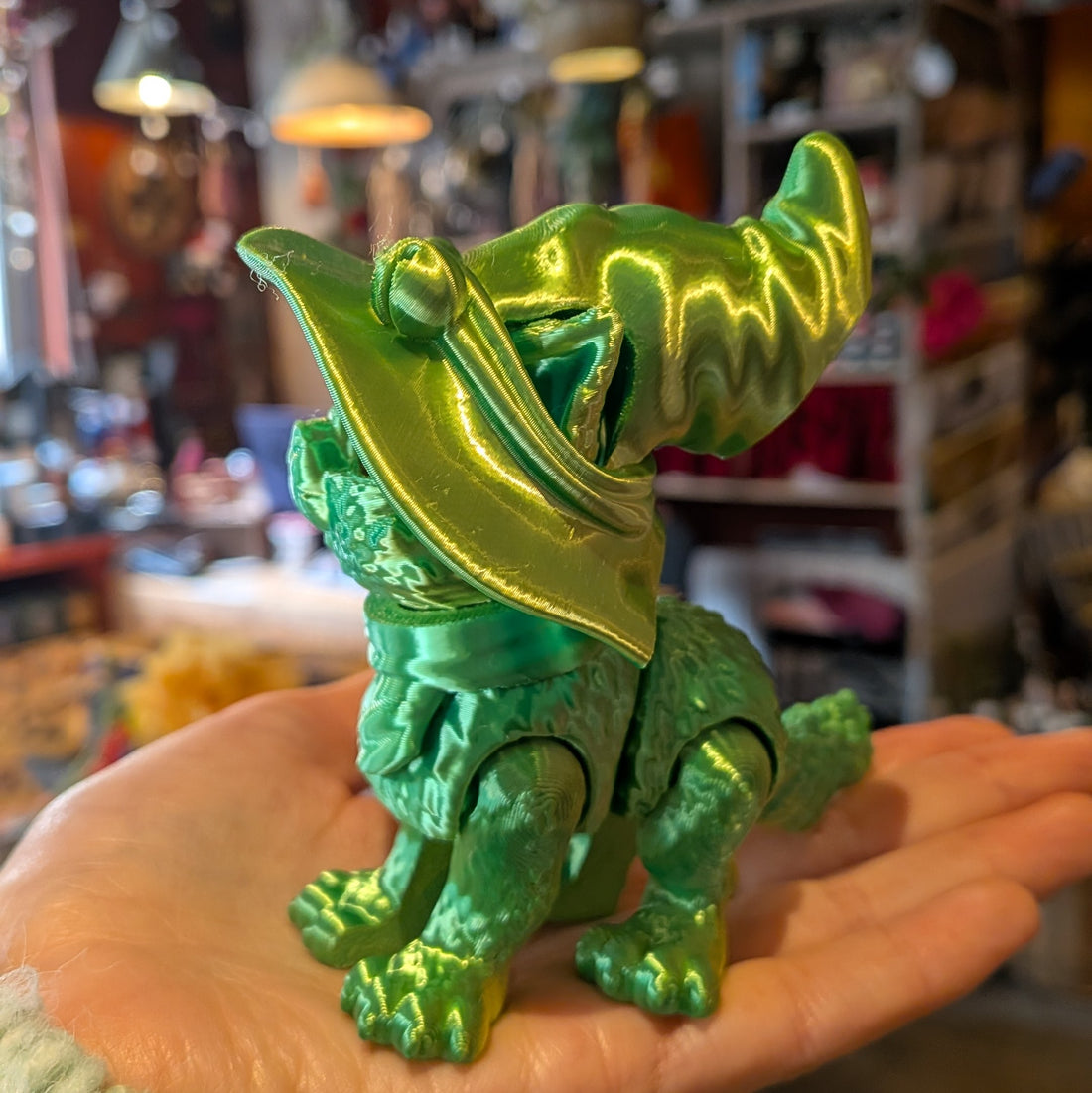Chat Chapeauté 3D - 11cm