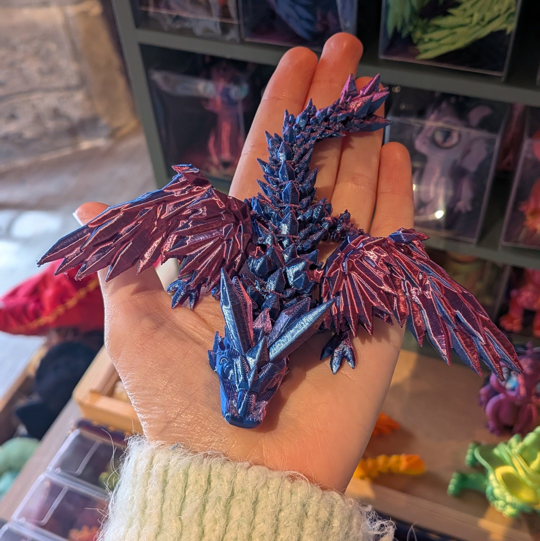 Dragon Ailé 3D - 17cm
