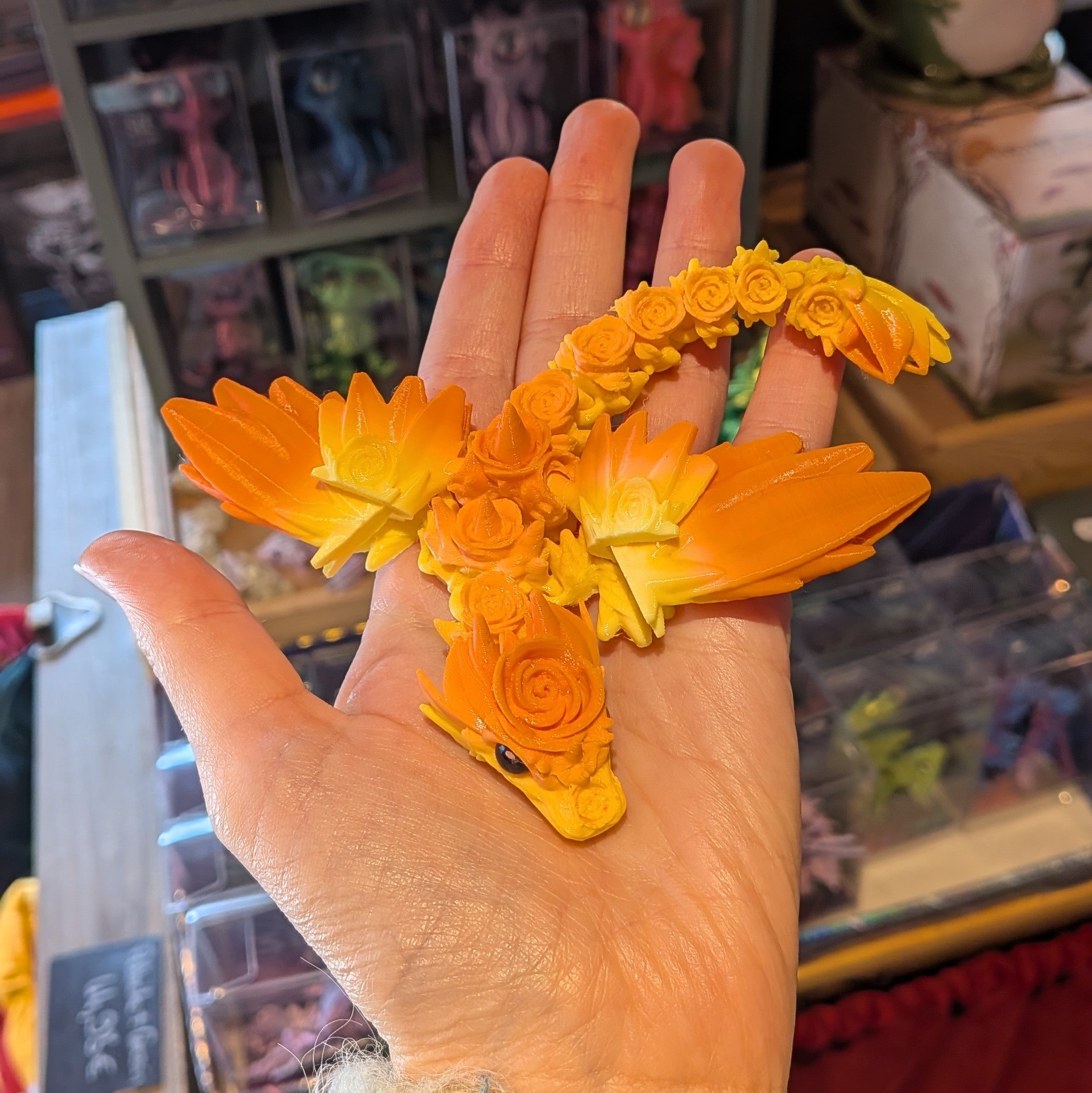 Dragon Fleurs 3D - 15cm