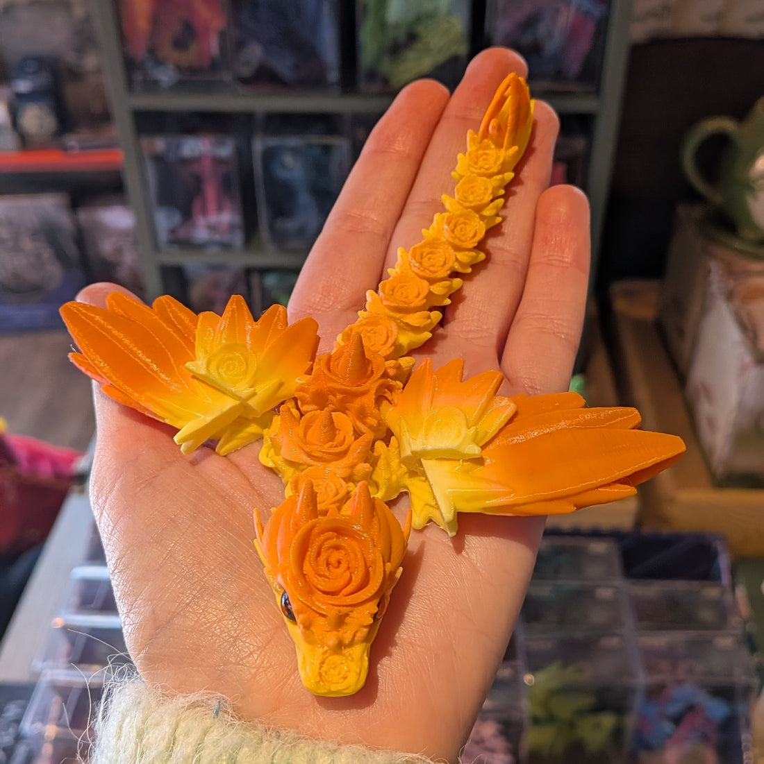 Dragon Fleurs 3D - 15cm