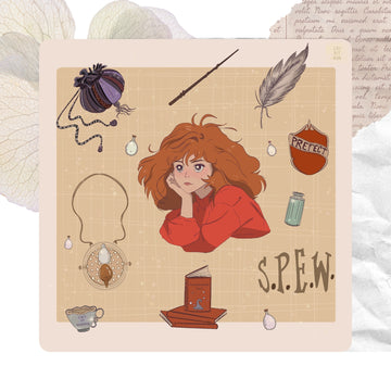 Pack illustration + Sticker - Miss je sais tout