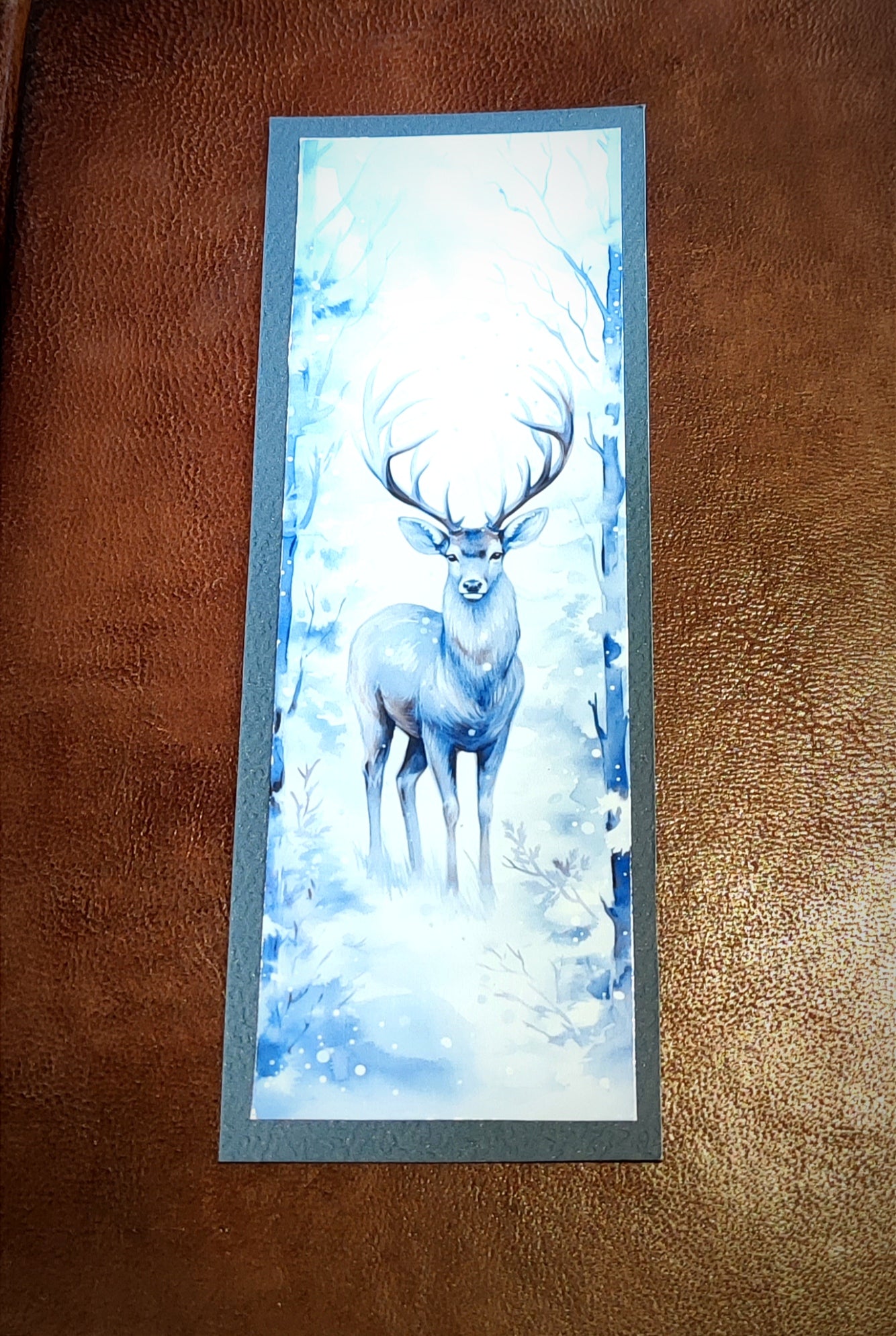 Marque page - Cerf 1 - La Muchette