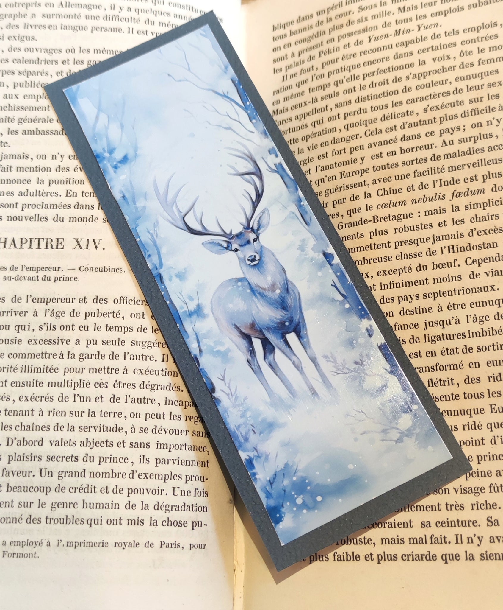 Marque page - Cerf 1