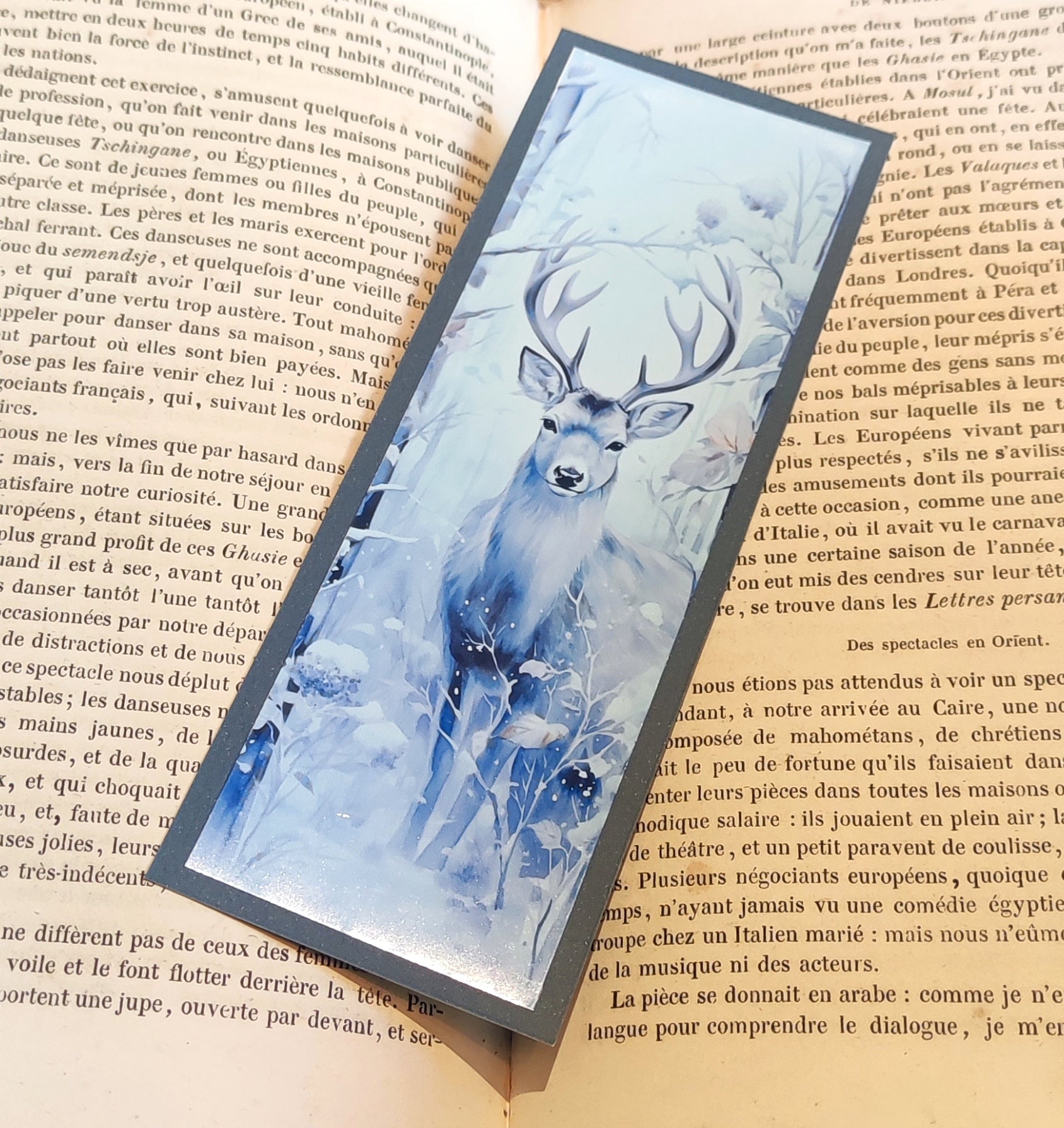 Marque page - Cerf type 2