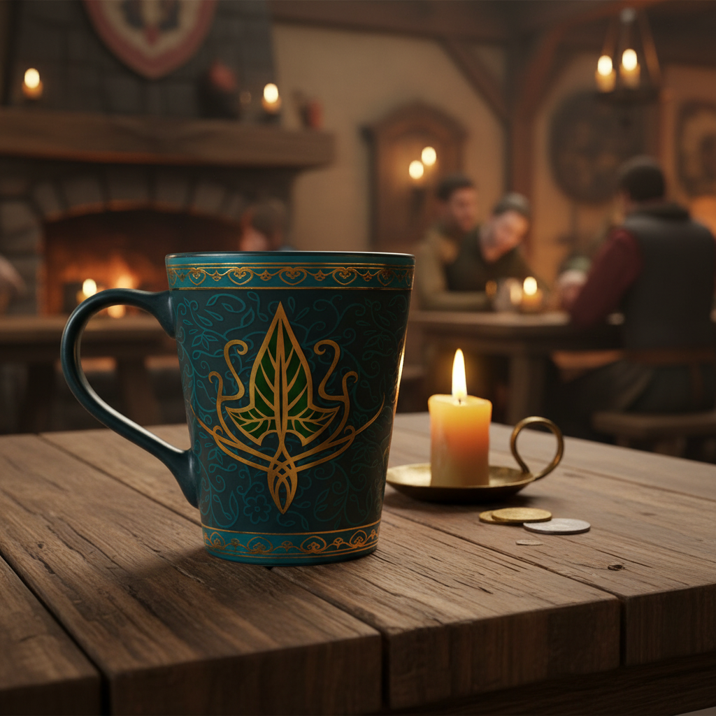 Mug Elfique - Feuille de la Lorien