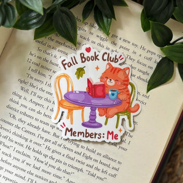 Sticker Club de lecture d'automne