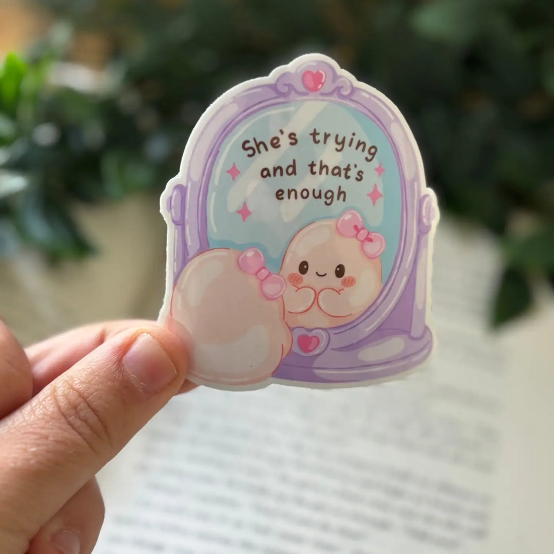 Sticker « Elle essaie et ça suffit » - La Muchette